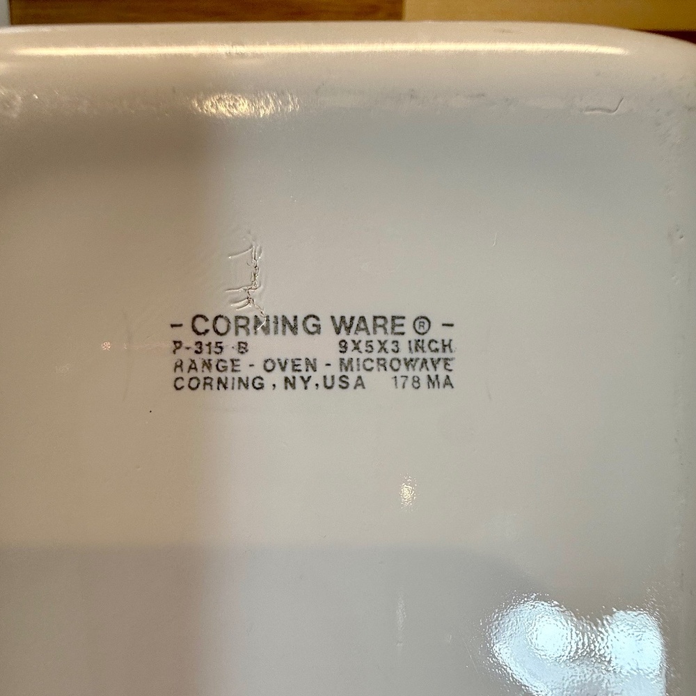 💙 Vintage Corning Ware Cornflower Blue Loaf Pan • P‑315‑B • 9x5x3 🌼 - Picture 7 of 10